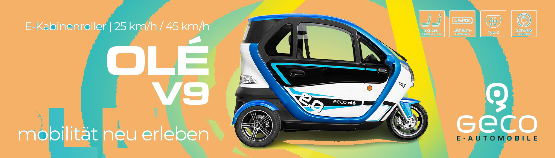 OLe Dreirad Kabinenroller